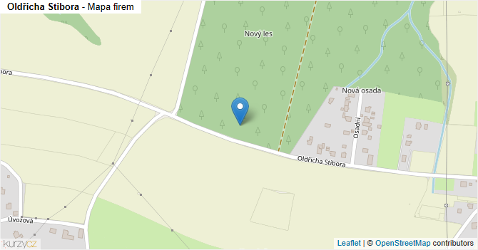 Oldřicha Stibora - mapa firem