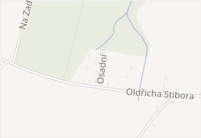 Osadní v obci Řepiště - mapa ulice