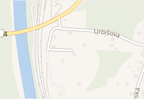 Urbišova v obci Řepiště - mapa ulice