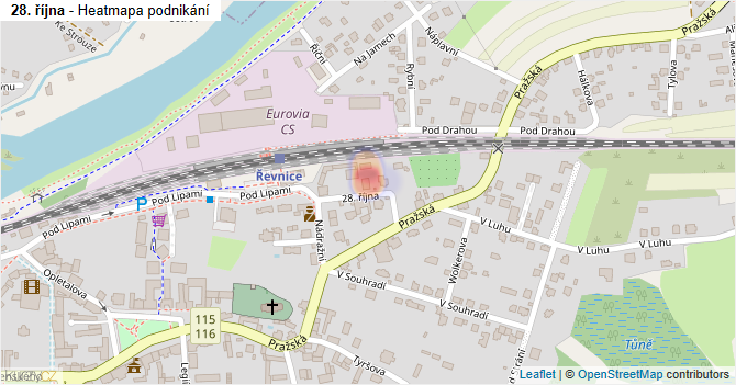 28. října - mapa podnikání