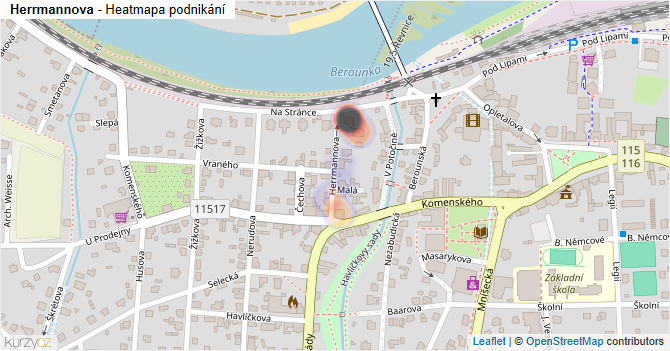 Herrmannova - mapa podnikání