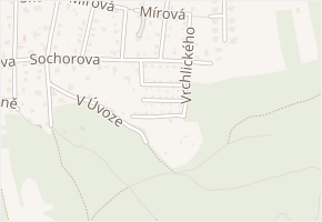 Pod úvozem v obci Řevnice - mapa ulice