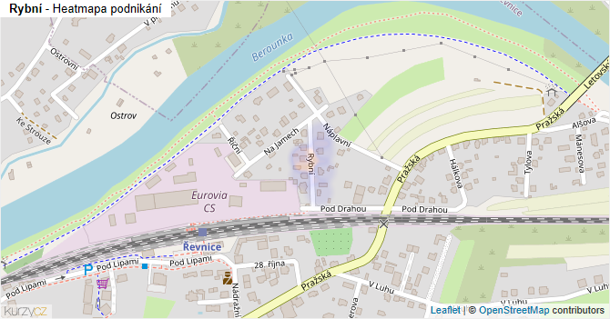 Rybní - mapa podnikání