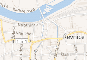 Spojovací v obci Řevnice - mapa ulice