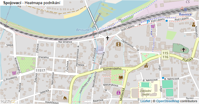 Spojovací - mapa podnikání