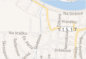 U Prodejny v obci Řevnice - mapa ulice