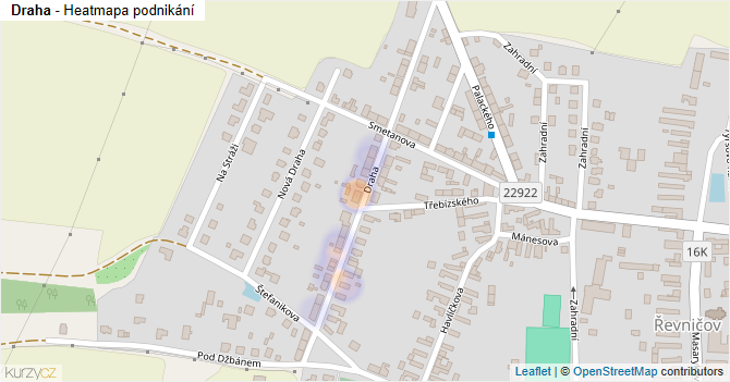 Draha - mapa podnikání
