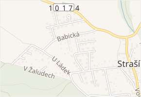 Babická v obci Říčany - mapa ulice