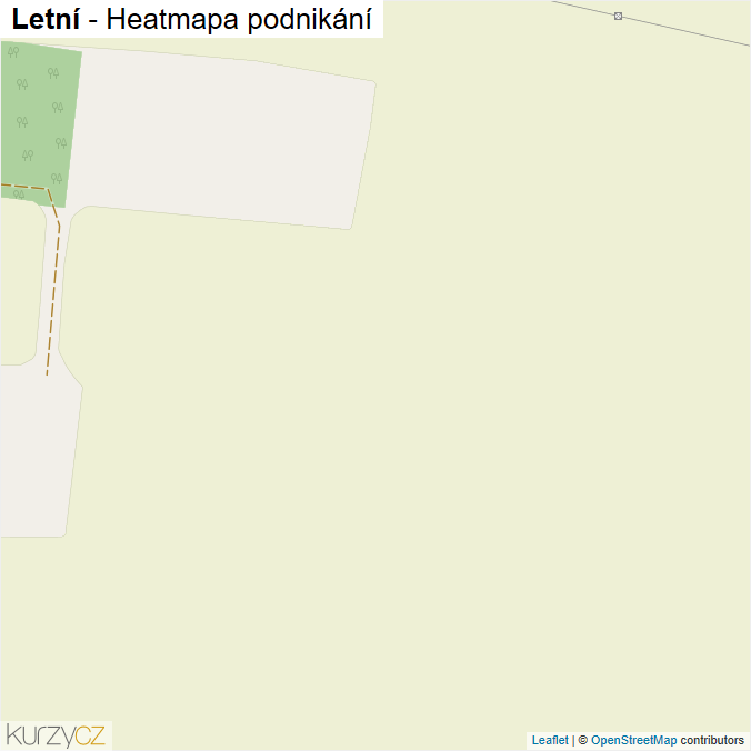 Mapa Letní - Firmy v ulici.