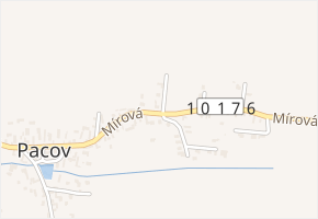 Na Hranička v obci Říčany - mapa ulice