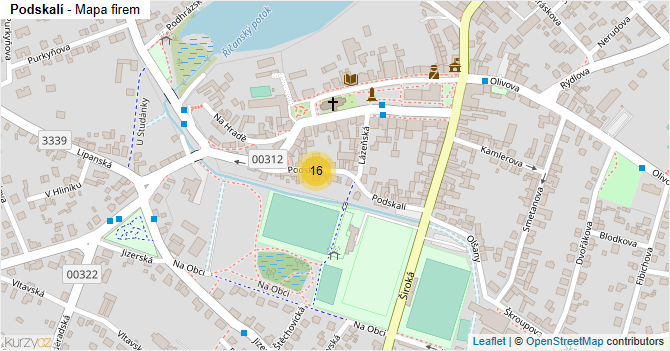 Podskalí - mapa firem