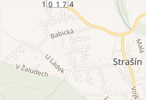 Tulipánová v obci Říčany - mapa ulice