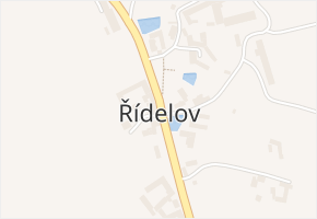 Řídelov v obci Řídelov - mapa části obce