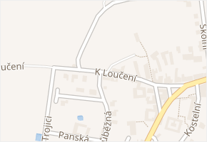 K Loučení v obci Římov - mapa ulice