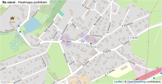 Na návsi - mapa podnikání