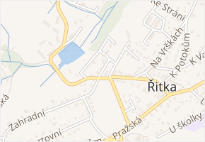 Sokolská v obci Řitka - mapa ulice