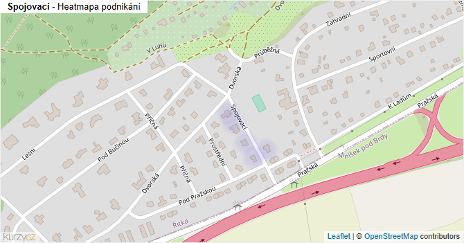 Spojovací - mapa podnikání