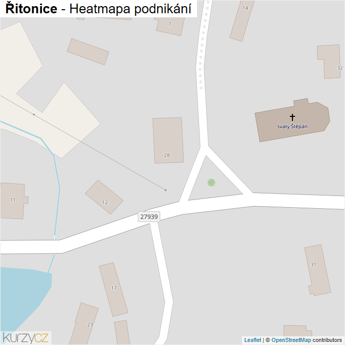 Mapa Řitonice - Firmy v obci.