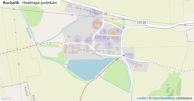 Kuchařík - mapa podnikání
