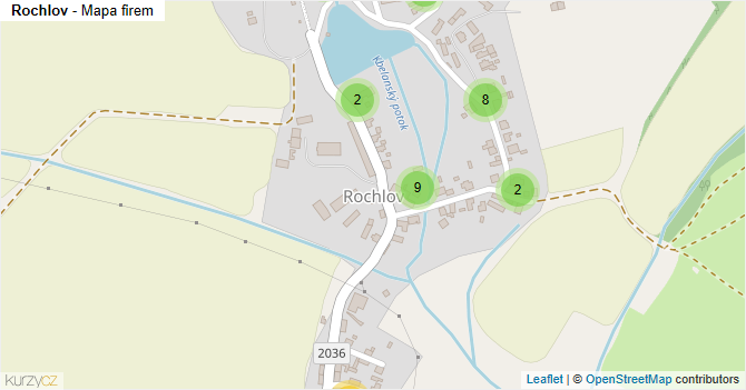 Rochlov - mapa firem