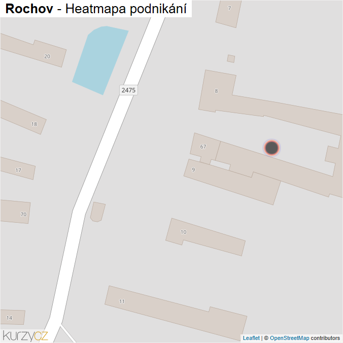 Mapa Rochov - Firmy v obci.
