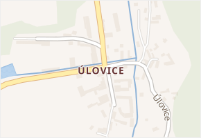 Úlovice v obci Ročov - mapa části obce