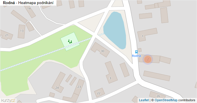 Rodná - mapa podnikání