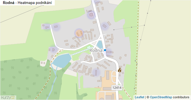 Rodná - mapa podnikání