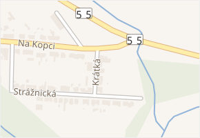 Krátká v obci Rohatec - mapa ulice