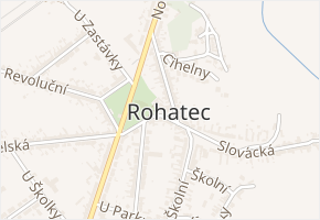 Květná v obci Rohatec - mapa ulice