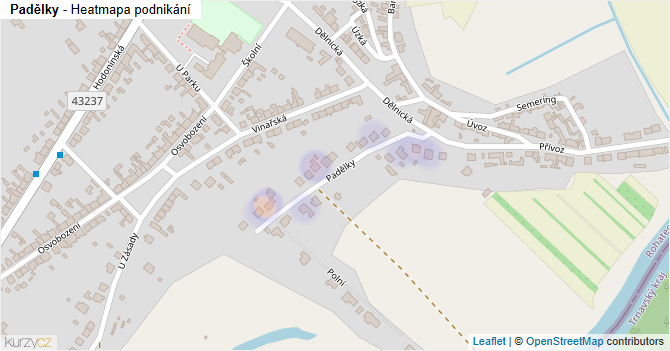 Padělky - mapa podnikání