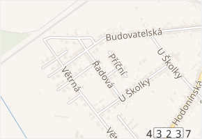 Řadová v obci Rohatec - mapa ulice