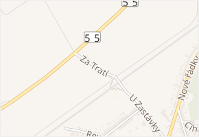 Za Tratí v obci Rohatec - mapa ulice