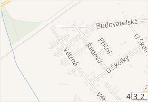 Zahradní v obci Rohatec - mapa ulice
