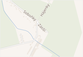Zátiší v obci Rohatec - mapa ulice