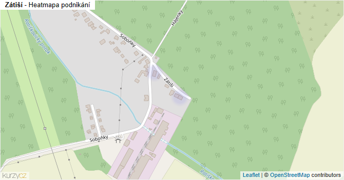 Zátiší - mapa podnikání