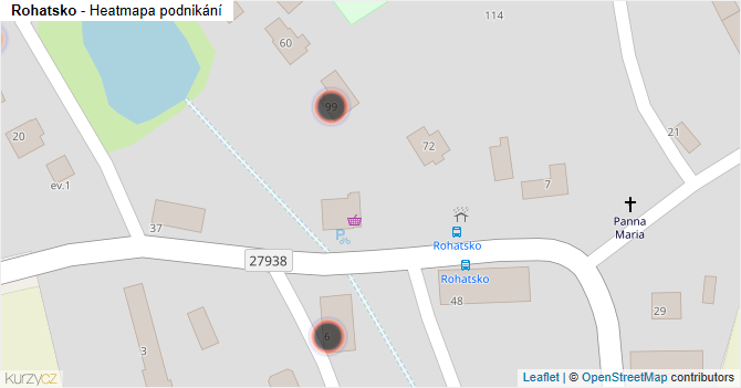 Rohatsko - mapa podnikání
