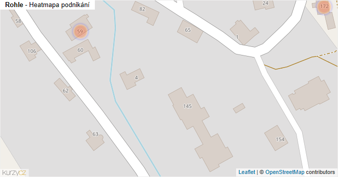 Rohle - mapa podnikání