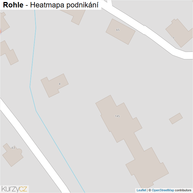 Mapa Rohle - Firmy v obci.