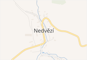 Nedvězí v obci Rohle - mapa části obce