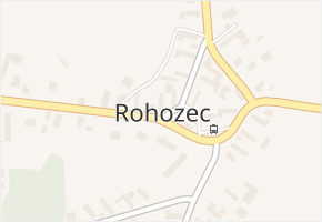 Rohozec v obci Rohozec - mapa části obce