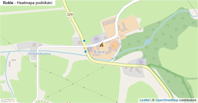 Rokle - mapa podnikání