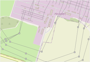 Rozvodna v obci Rokle - mapa ulice