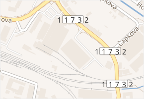 Josefa Růžičky v obci Rokycany - mapa ulice