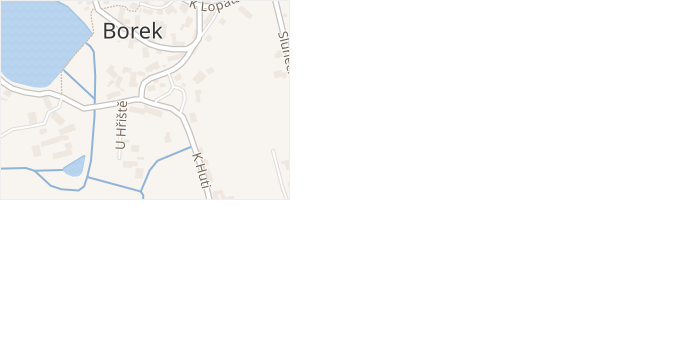 K Huti v obci Rokycany - mapa ulice