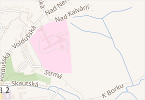 Kalvárie v obci Rokycany - mapa ulice