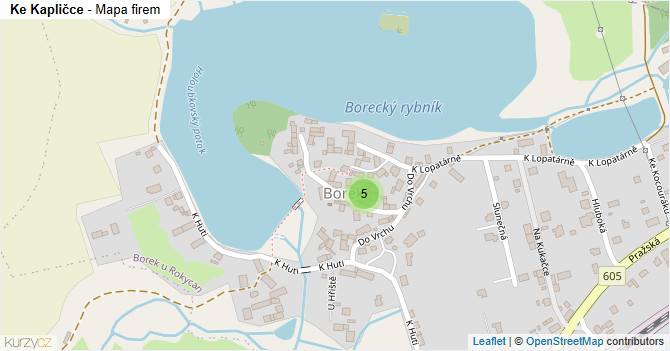 Ke Kapličce - mapa firem