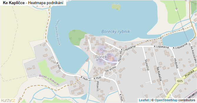 Ke Kapličce - mapa podnikání