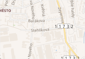 Kozinova v obci Rokycany - mapa ulice
