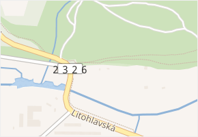Litohlavská v obci Rokycany - mapa ulice
